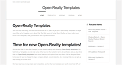 Desktop Screenshot of open-realty-templates.com